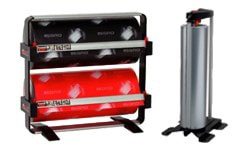 papierrolhouders van legro voor cadeaupapier